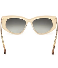 MaxMara Women's Beth 54mm Round Sunglasses
