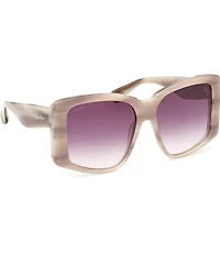 MaxMara Women's Glimpse6 57mm Mirrored Square Sunglasses