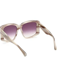 MaxMara Women's Glimpse6 57mm Mirrored Square Sunglasses
