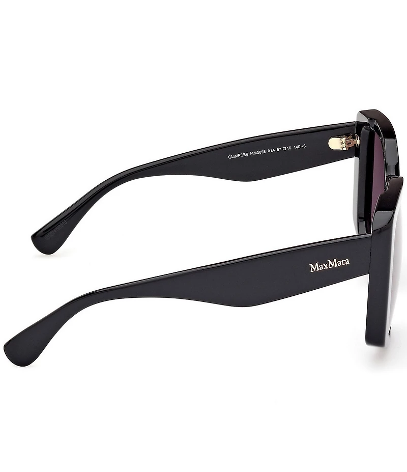 MaxMara Women's Glimpse6 57mm Round Sunglasses