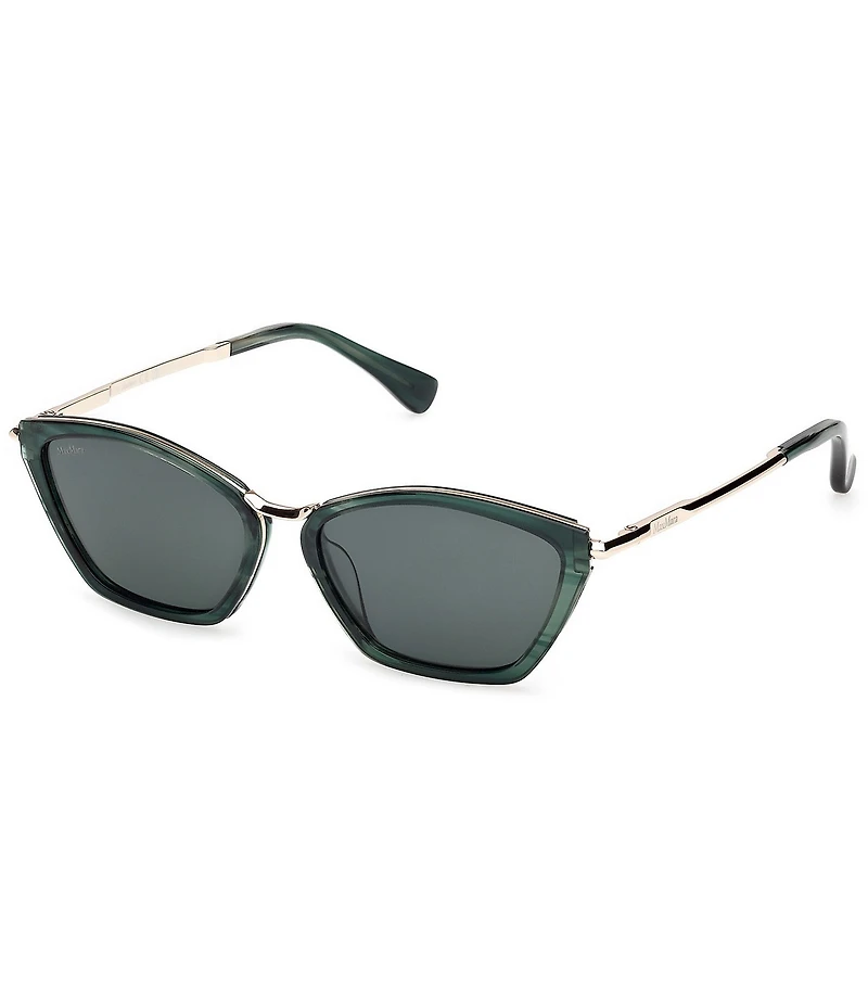 MaxMara Women's Miller 54mm Striped Cat Eye Sunglasses
