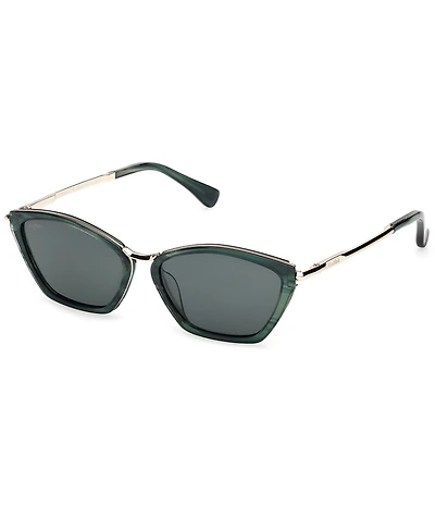 MaxMara Women's Miller 54mm Striped Cat Eye Sunglasses