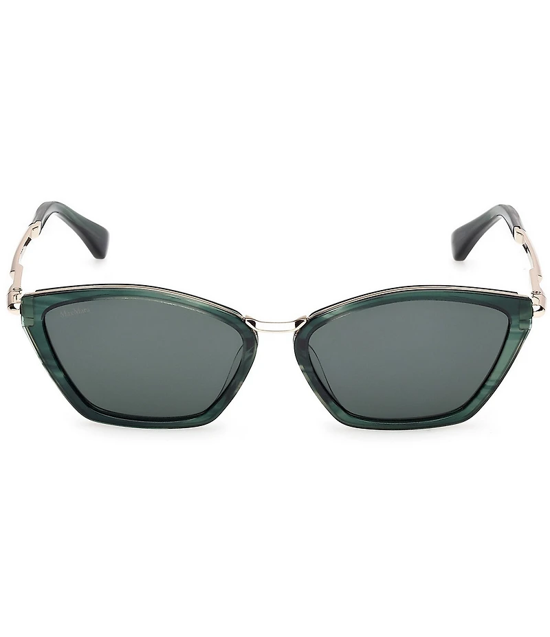 MaxMara Women's Miller 54mm Striped Cat Eye Sunglasses