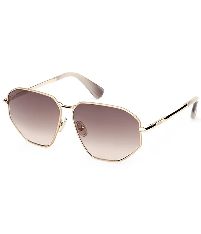 MaxMara Women's Miller 59mm Gradient Navigator Sunglasses