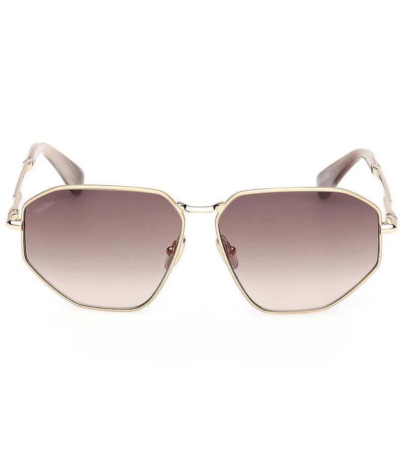 MaxMara Women's Miller 59mm Gradient Navigator Sunglasses