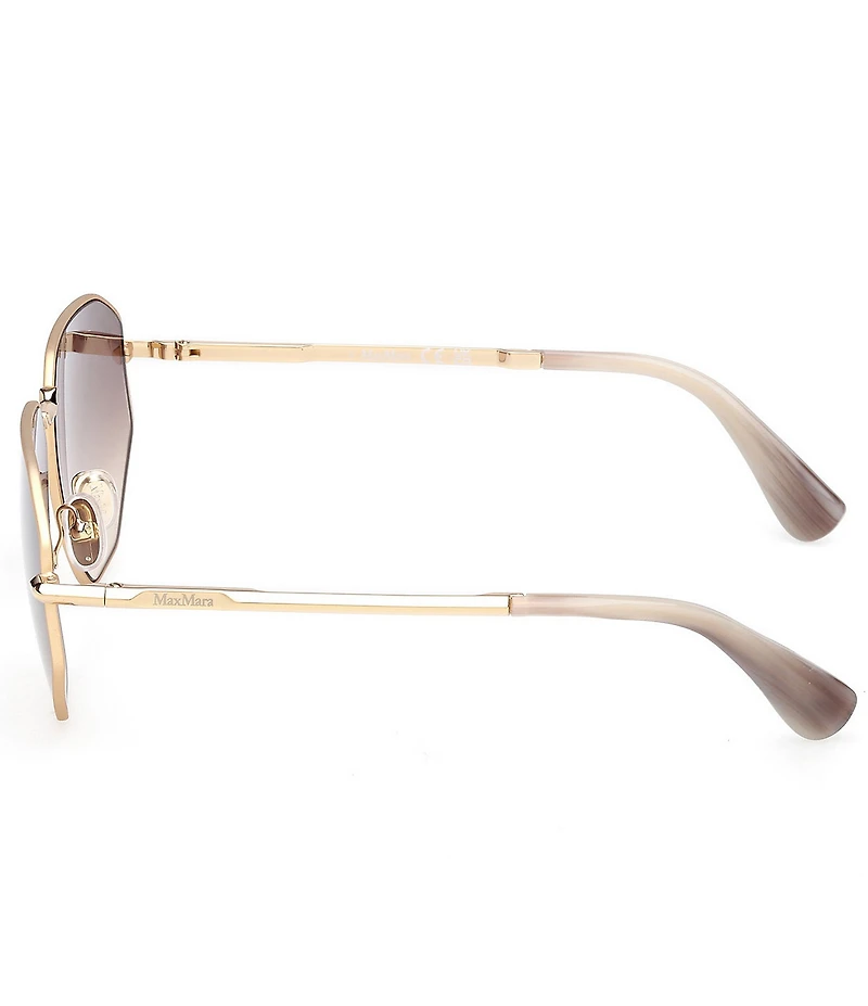 MaxMara Women's Miller 59mm Gradient Navigator Sunglasses