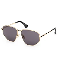 MaxMara Women's Miller 59mm Navigator Sunglasses