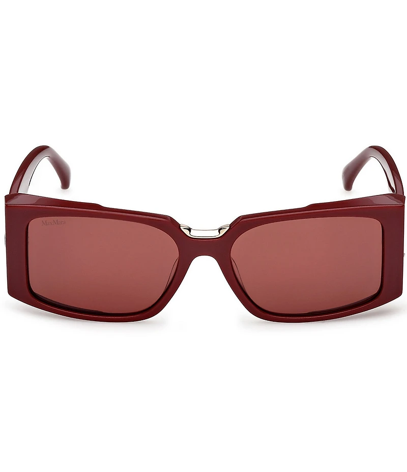 MaxMara Women's Spark 54mm Rectangle Sunglasses