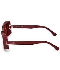 MaxMara Women's Spark 54mm Rectangle Sunglasses
