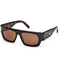 MCM Unisex MW0015 54mm Two Tone Rectangle Sunglasses