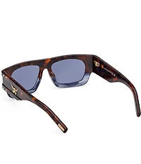 MCM Unisex MW0015 54mm Two Tone Rectangle Sunglasses