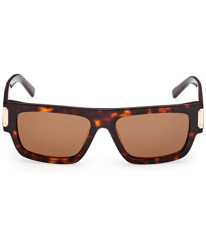 MCM Unisex MW0019 54mm Havana Rectangle Sunglasses