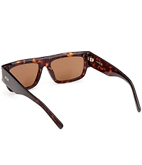 MCM Unisex MW0019 54mm Havana Rectangle Sunglasses
