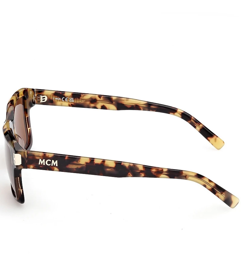 MCM Unisex MW0020 54mm Havana Square Sunglasses