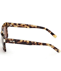 MCM Unisex MW0020 54mm Havana Square Sunglasses