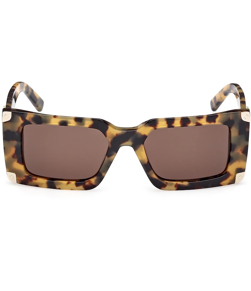 MCM Women's MW0007 52mm Tortoise Rectangle Sunglasses
