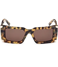 MCM Women's MW0007 52mm Tortoise Rectangle Sunglasses