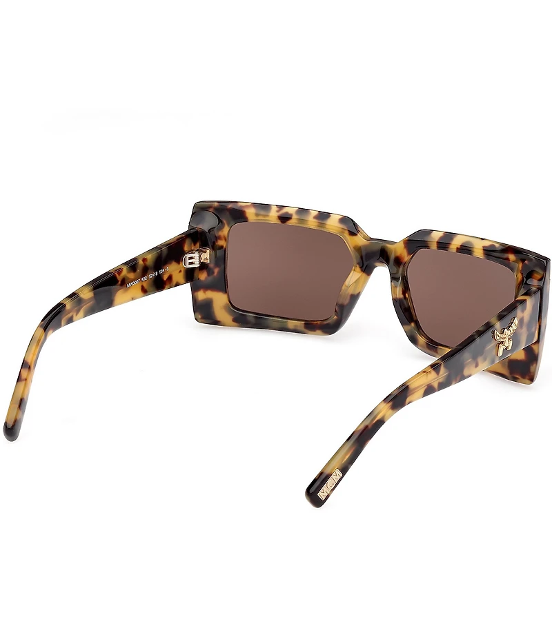 MCM Women's MW0007 52mm Tortoise Rectangle Sunglasses