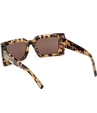 MCM Women's MW0007 52mm Tortoise Rectangle Sunglasses