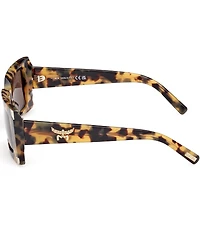 MCM Women's MW0007 52mm Tortoise Rectangle Sunglasses