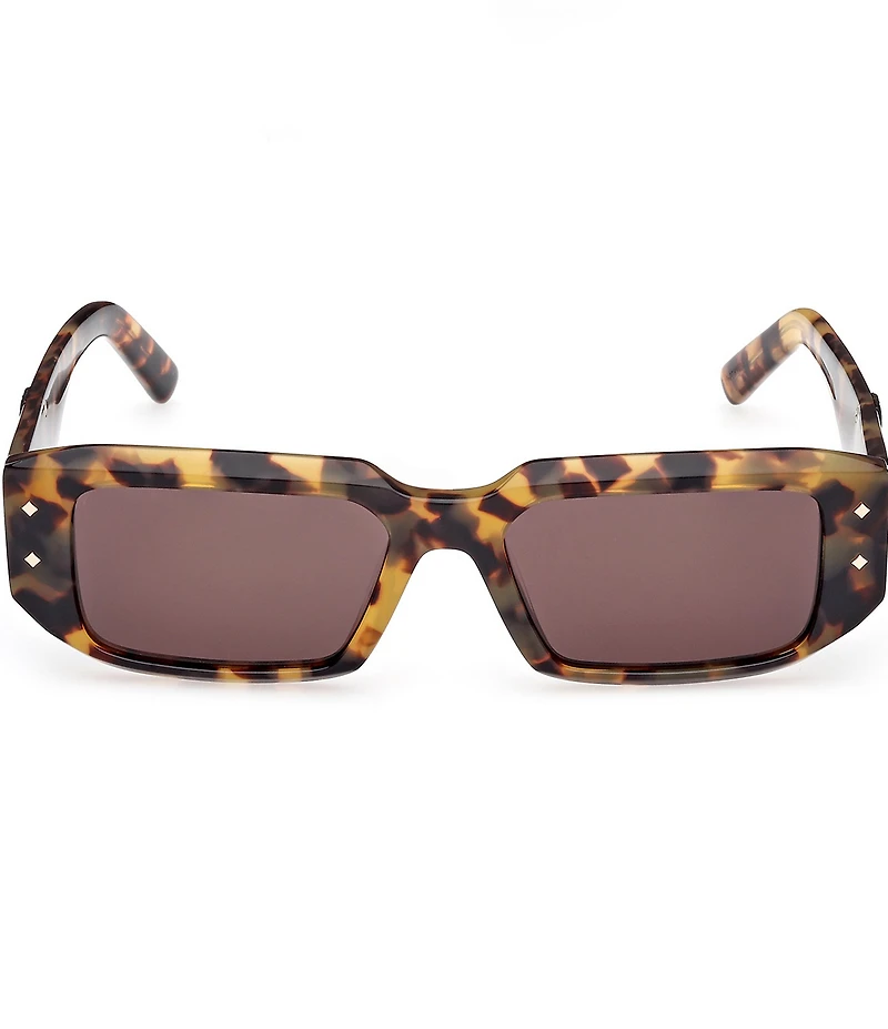 MCM Women's MW0013 53mm Tortoise Rectangle Sunglasses