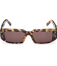 MCM Women's MW0013 53mm Tortoise Rectangle Sunglasses