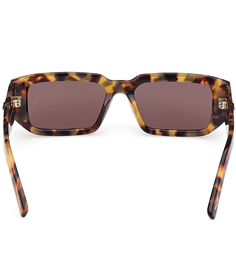MCM Women's MW0013 53mm Tortoise Rectangle Sunglasses