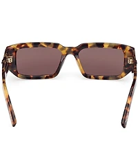 MCM Women's MW0013 53mm Tortoise Rectangle Sunglasses