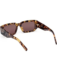 MCM Women's MW0013 53mm Tortoise Rectangle Sunglasses