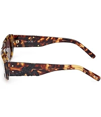 MCM Women's MW0013 53mm Tortoise Rectangle Sunglasses