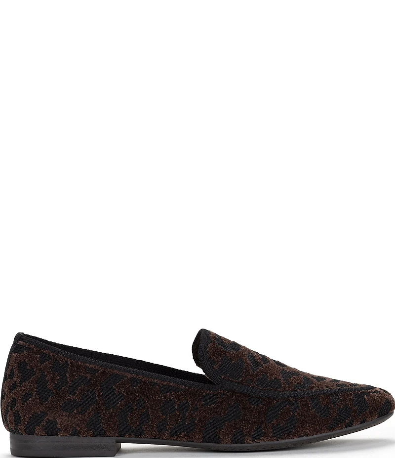 Me Too Amia Leopard Print Tailored Loafers