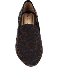 Me Too Amia Leopard Print Tailored Loafers