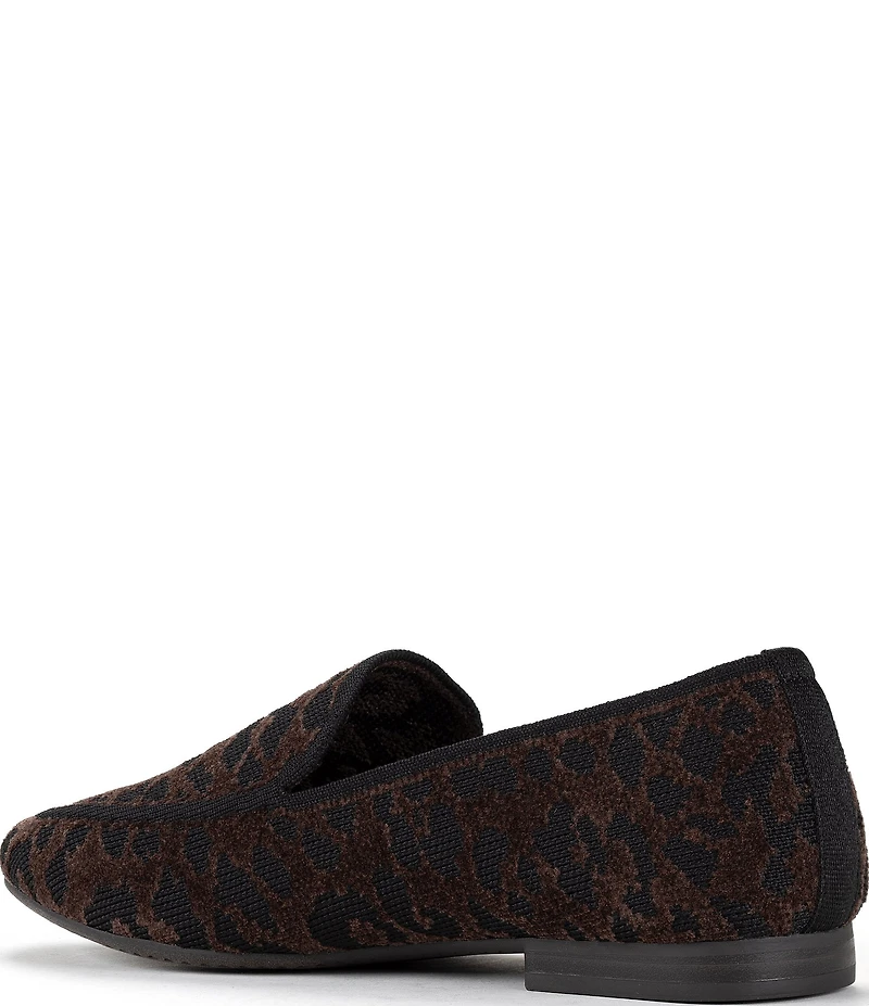 Me Too Amia Leopard Print Tailored Loafers