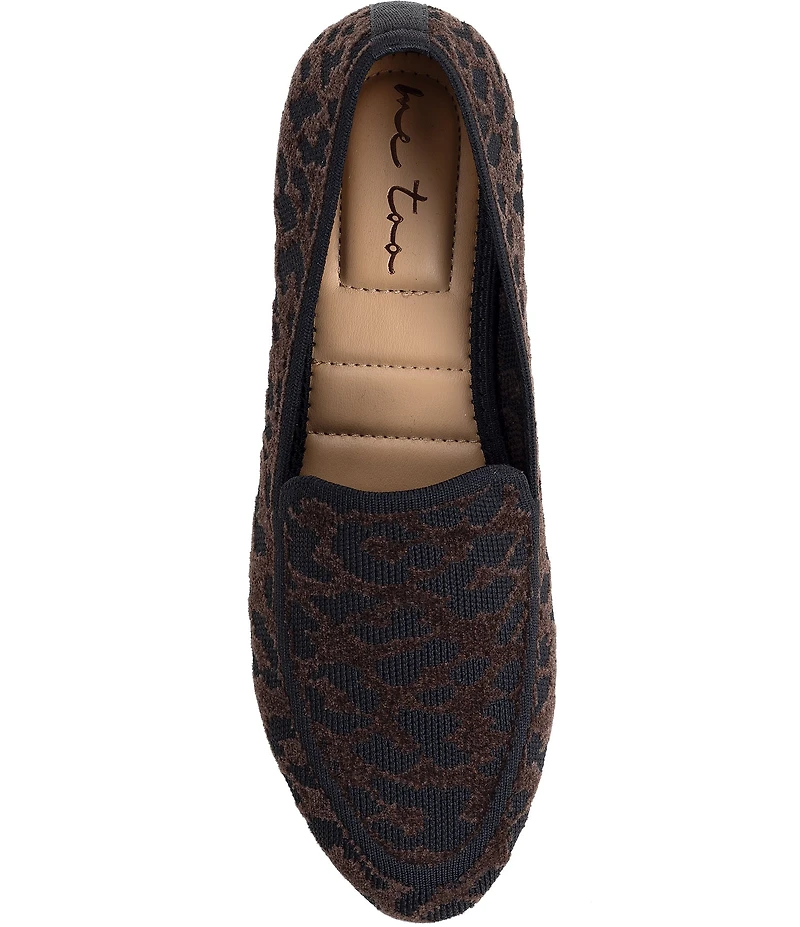 Me Too Amia Leopard Print Tailored Loafers