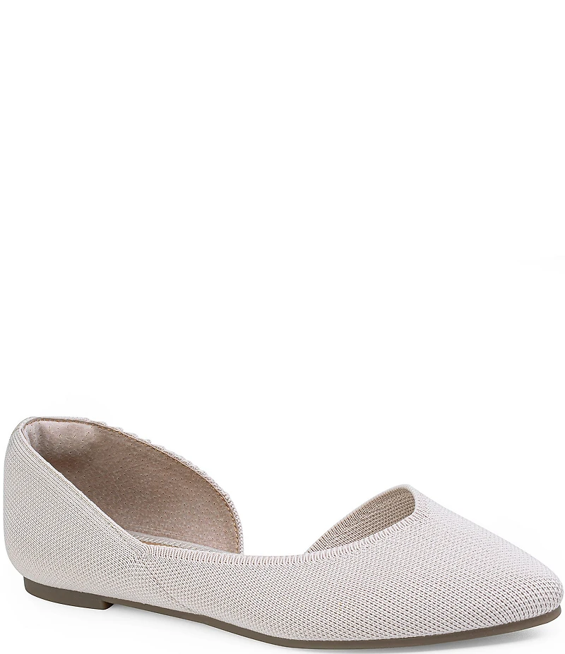 Me Too Arlen Stretch Knit D'Orsay Slip On Flats