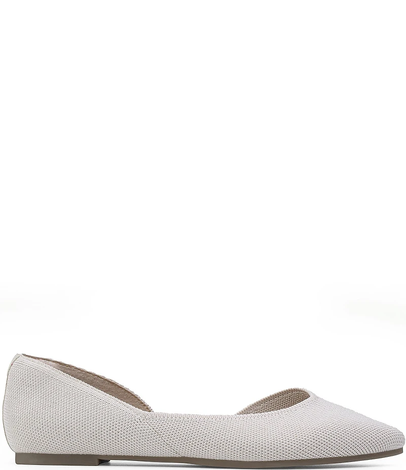 Me Too Arlen Stretch Knit D'Orsay Slip On Flats