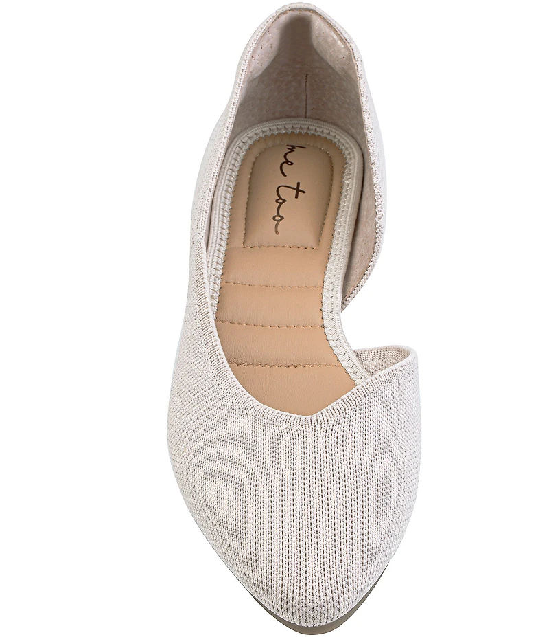 Me Too Arlen Stretch Knit D'Orsay Slip On Flats