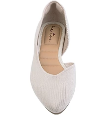 Me Too Arlen Stretch Knit D'Orsay Slip On Flats