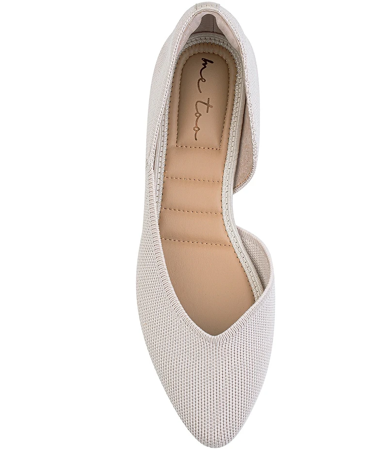Me Too Arlen Stretch Knit D'Orsay Slip On Flats