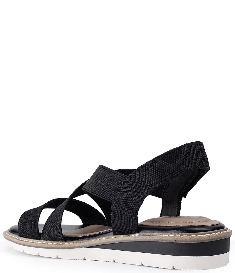 Me Too Atara Stretch Knit Hook-and-Loop Sandals