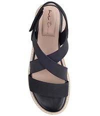 Me Too Atara Stretch Knit Hook-and-Loop Sandals