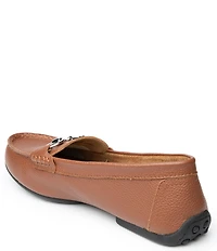 Me Too Dayne Leather Bit Buckle Driving Moc Flat Loafers