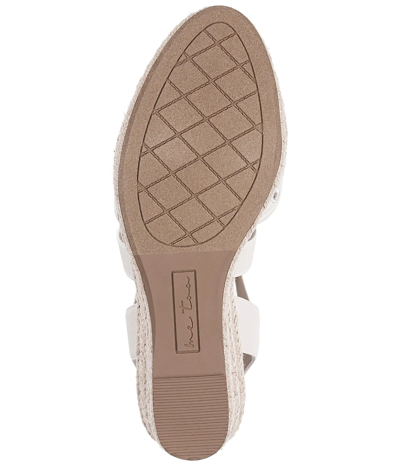 Me Too Shiney Eyelet Espadrille Wedge Sandals