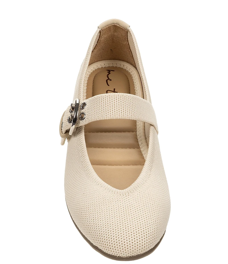Me Too Vessie Stretch Knit Mary Jane Flats