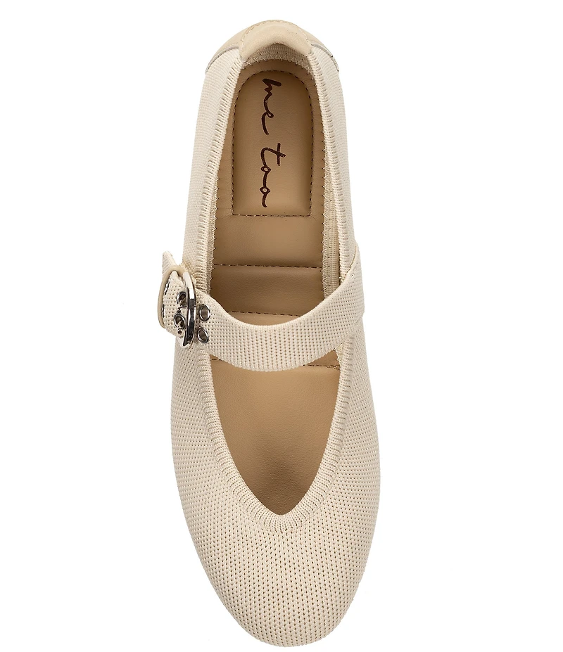 Me Too Vessie Stretch Knit Mary Jane Flats