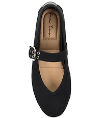 Me Too Vessie Stretch Knit Mary Jane Flats
