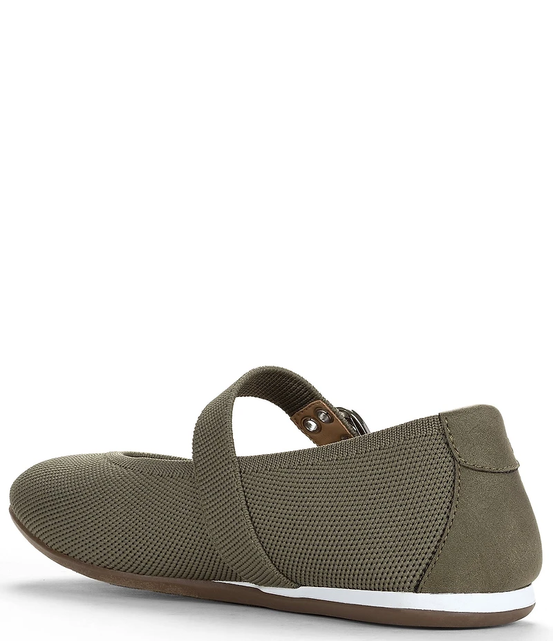 Me Too Vessie Stretch Knit Mary Jane Flats