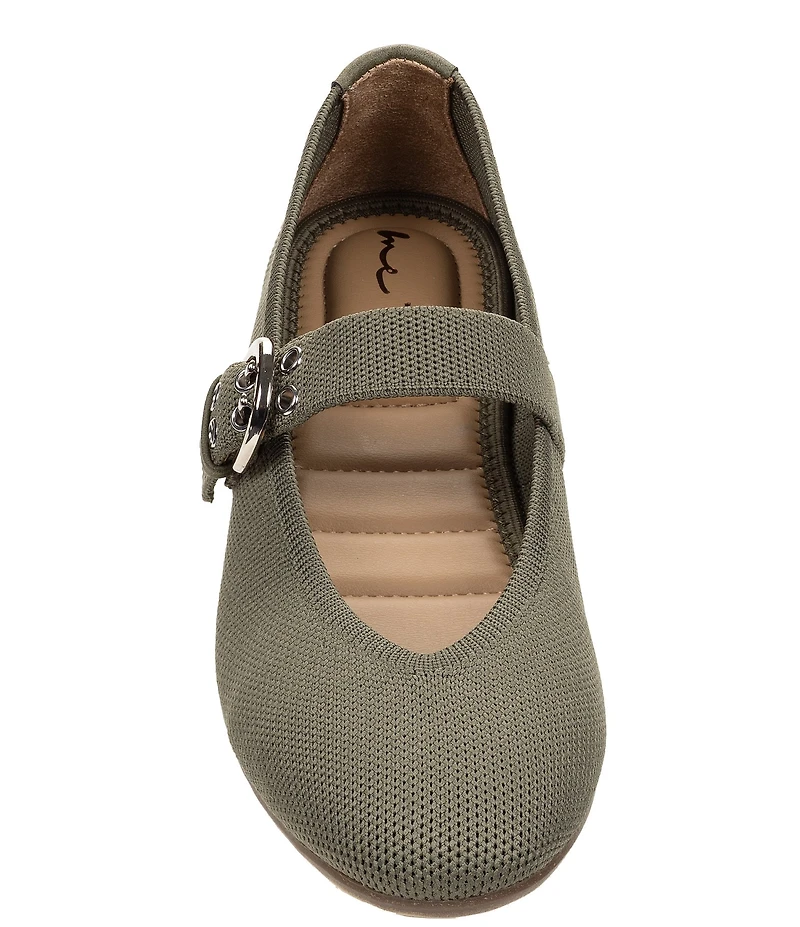 Me Too Vessie Stretch Knit Mary Jane Flats