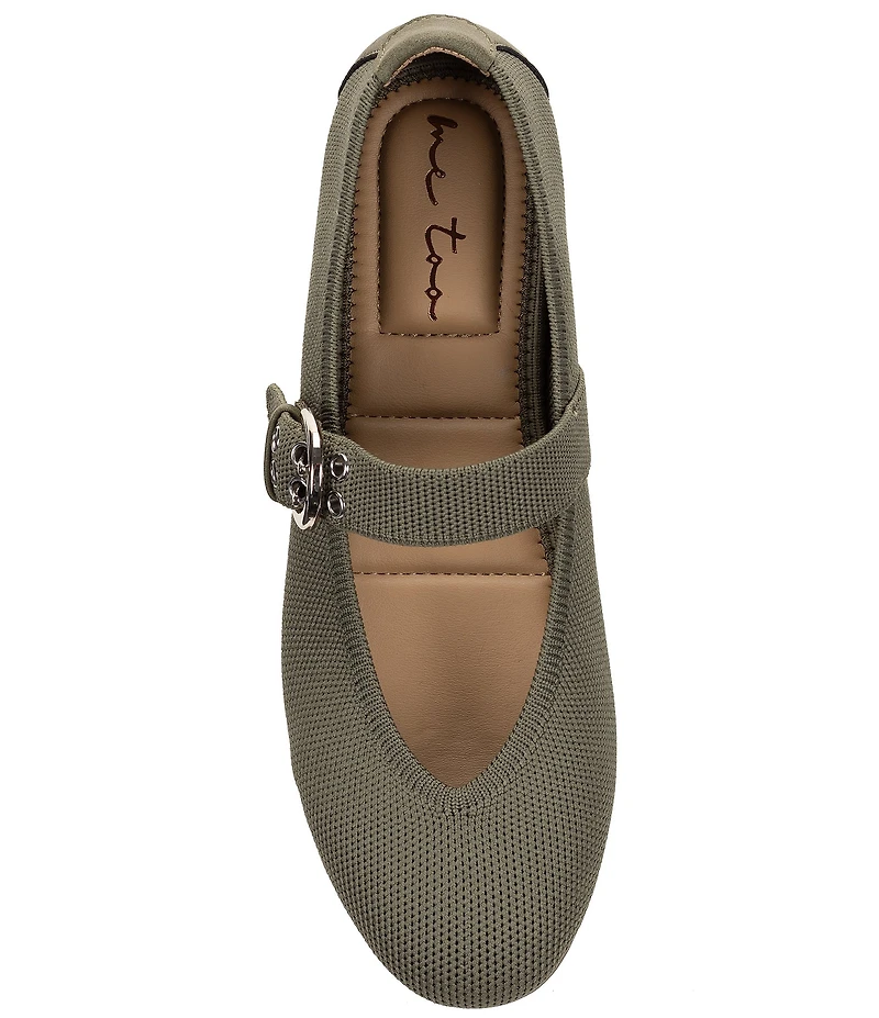 Me Too Vessie Stretch Knit Mary Jane Flats