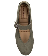 Me Too Vessie Stretch Knit Mary Jane Flats